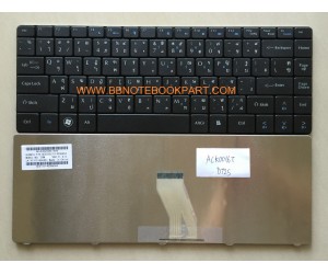 Acer Keyboard คีย์บอร์ด Emachine D525  D725  D730 D275  /  Aspire 4732  4732Z  ภาษาไทย อังกฤษ